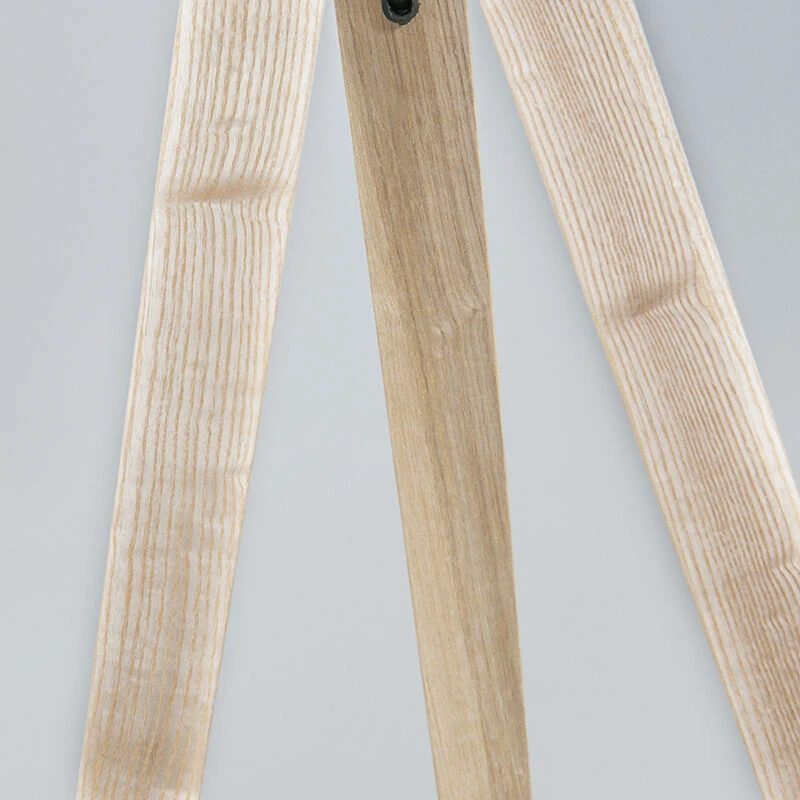 QAZQA Moderne Stehlampe Holz mit weißem Schirm - Ilse 8 QAZQA Moderne Stehlampe Holz mit weißem Schirm - Ilse – Bild 6