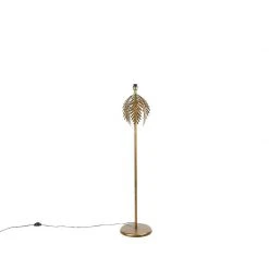 QAZQA Vintage Stehlampe Gold - Botanica