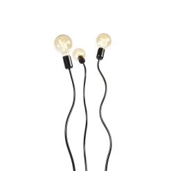 QAZQA Design Stehleuchte schwarz 3-flammig - Wimme 20 QAZQA Design Stehleuchte schwarz 3-flammig - Wimme -Stehlampen Verkaufsladen 2940 102753 6