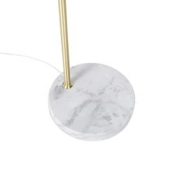 QAZQA Moderne Stehlampe Gold Samtschirm Rosa 50 cm - Editor -Stehlampen Verkaufsladen 2944 104964 11