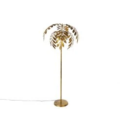 QAZQA Vintage vloerlamp antiek goud 65 cm 4-lichts - Linden 29 QAZQA Vintage vloerlamp antiek goud 65 cm 4-lichts - Linden -Stehlampen Verkaufsladen 2972 106093 13