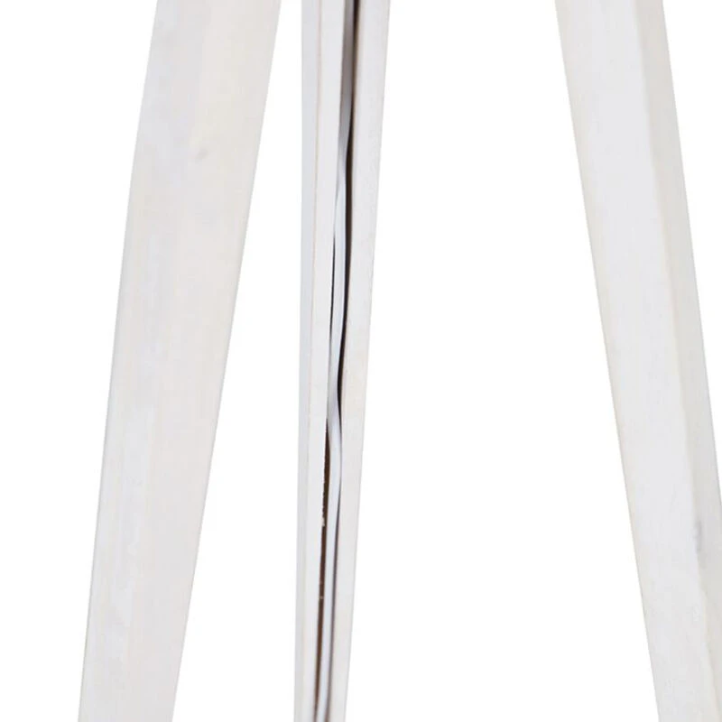 QAZQA Modernes Stativ weiß mit Leinenschirm taupe 45 cm - Tripod Classic 10 QAZQA Modernes Stativ weiß mit Leinenschirm taupe 45 cm - Tripod Classic – Bild 8