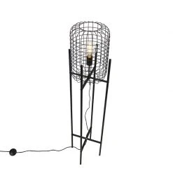 QAZQA Industrielle Stehlampe schwarz - Bliss Vefa 28 QAZQA Industrielle Stehlampe schwarz - Bliss Vefa -Stehlampen Verkaufsladen 3010 102413 11