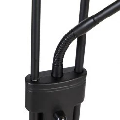 QAZQA Stehleuchte schwarz inkl. LED und Dimmer mit Leselampe dim to warm - Empoli -Stehlampen Verkaufsladen 3015 103425 10