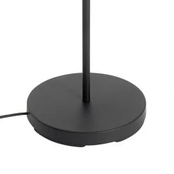 QAZQA Art Deco Stehlampe schwarz mit goldenem Glas - pallon -Stehlampen Verkaufsladen 3079 104472 8