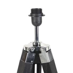 QAZQA Stehleuchte schwarz ohne Schirm - Stativ -Stehlampen Verkaufsladen 3087 91869 2