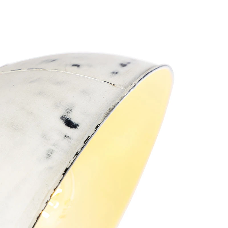 QAZQA Industrielle Stehleuchte Stativ weiß - Mangos 10 QAZQA Industrielle Stehleuchte Stativ weiß - Mangos – Bild 8