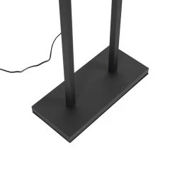 QAZQA Industrie Stehlampe 2 Lampen schwarz - Simple Cage 2 -Stehlampen Verkaufsladen 3123 98927 7