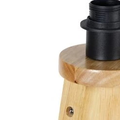 QAZQA Land Stehlampe Stativ natürlich - Tripod Classic -Stehlampen Verkaufsladen 3131 103482 5