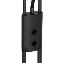 QAZQA Moderne Stehleuchte schwarz mit Lesearm inkl. LED und Dimmer - Divo -Stehlampen Verkaufsladen 3249 104098 11