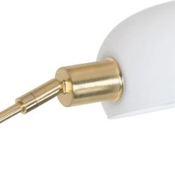 QAZQA Design Stehleuchte Messing mit Opalglas 5-flammig - Sixties Marmo -Stehlampen Verkaufsladen 3268 104443 5