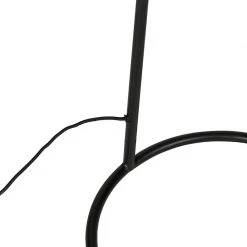 QAZQA Vintage vloerlamp zwart met messing - Kayleigh 26 QAZQA Vintage vloerlamp zwart met messing - Kayleigh -Stehlampen Verkaufsladen 3294 105396 10