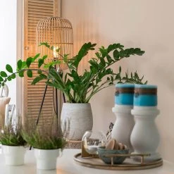 QAZQA Smarte ländliche Stehlampe Rattan inkl. WiFi A60 - Manila -Stehlampen Verkaufsladen 3332 104698 16