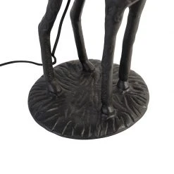 QAZQA Vintage Stehlampe schwarz mit Stoffschirm schwarz - Giraffe To -Stehlampen Verkaufsladen 3366 103974 4