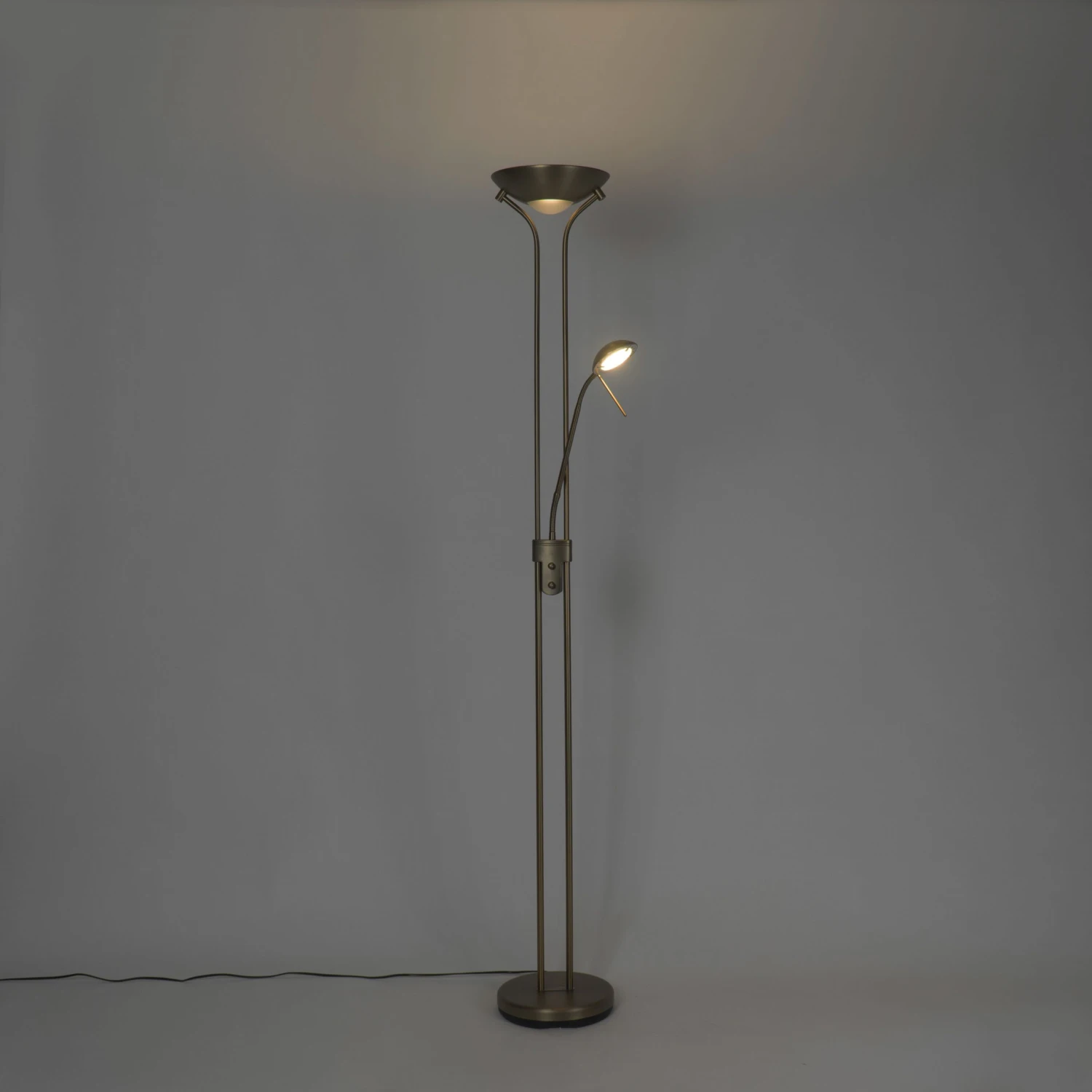 QAZQA Moderne Stehlampe Bronze mit Leselampe inkl. LED dunkel bis warm - Diva 15 QAZQA Moderne Stehlampe Bronze mit Leselampe inkl. LED dunkel bis warm - Diva – Bild 13