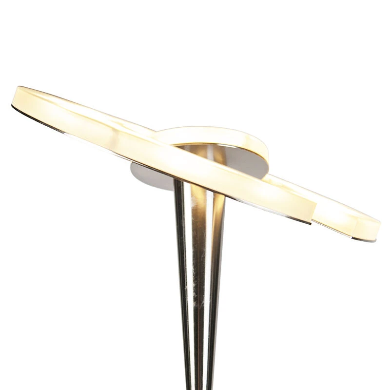 Trio Leuchten Moderne Stehlampe Stahl inkl. LED mit Lesearm - Moderno 9 Trio Leuchten Moderne Stehlampe Stahl inkl. LED mit Lesearm - Moderno – Bild 7