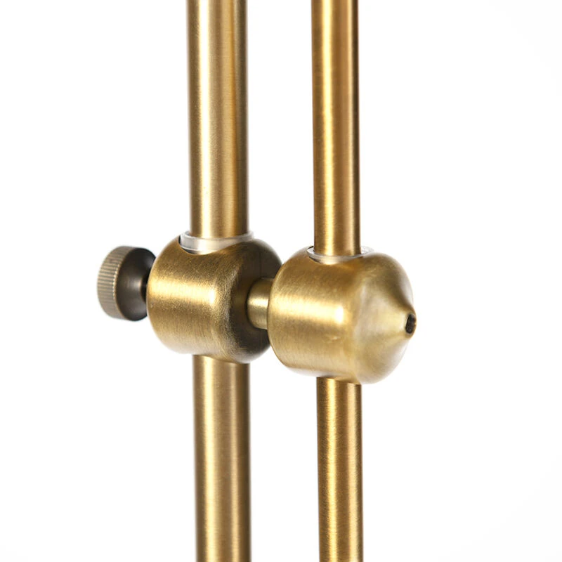 QAZQA Smarte klassische Stehleuchte Bronze mit Weiß inkl. Wifi A60 - Ashley 9 QAZQA Smarte klassische Stehleuchte Bronze mit Weiß inkl. Wifi A60 - Ashley – Bild 7