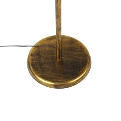 QAZQA Vintage Stehlampe Antik Gold 29 cm ohne Schirm - Linde -Stehlampen Verkaufsladen 3441 106090 7