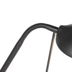 QAZQA Stehleuchte schwarz mit Leseleuchte inkl. LED und Dimmer - Diva 2 -Stehlampen Verkaufsladen 3469 91863 7