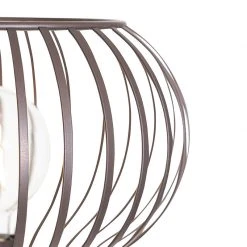 QAZQA Moderne Stehlampe braun - Sapphira -Stehlampen Verkaufsladen 3625 105123 6