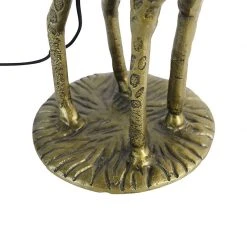 QAZQA Vintage Stehlampe Messing Stoffschirm schwarz - Giraffe To -Stehlampen Verkaufsladen 3650 103809 5