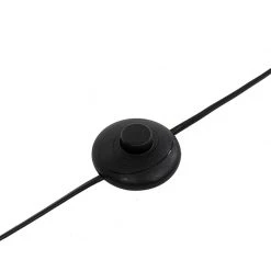 QAZQA Ländliche Stehlampe schwarz mit Rattan - Sam -Stehlampen Verkaufsladen 3661 103518 13