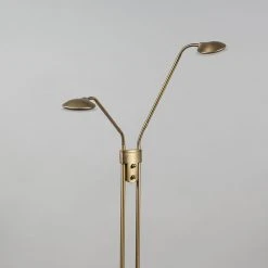 QAZQA Moderne Stehleuchte Bronze mit Leselampe inkl. LED - Eva -Stehlampen Verkaufsladen 3697 93834 9