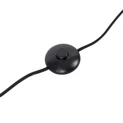 QAZQA Design Stehleuchte schwarz mit Rauchglas - Qara -Stehlampen Verkaufsladen 3729 102197 12