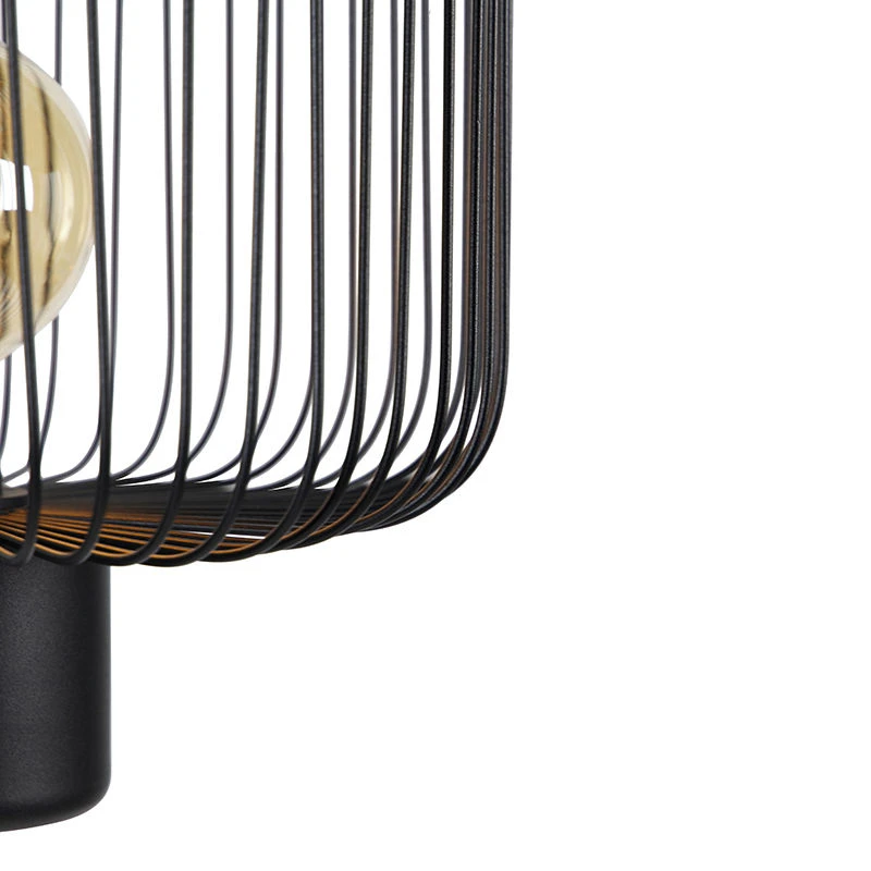 QAZQA Design Stehleuchte schwarz - Baya 4 QAZQA Design Stehleuchte schwarz - Baya – Bild 2