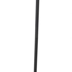 QAZQA Design Stehleuchte schwarz mit Braunglas - Qara -Stehlampen Verkaufsladen 3795 102196 9