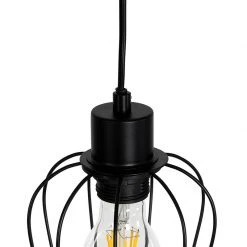 QAZQA Ländliche Stehlampe schwarz mit Holz 2-flammig - Stronk 29 QAZQA Ländliche Stehlampe schwarz mit Holz 2-flammig - Stronk -Stehlampen Verkaufsladen 3819 103909 8
