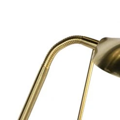 QAZQA Stehleuchte gold mit Leseleuchte inkl. LED und Dimmer - Diva 2 -Stehlampen Verkaufsladen 3836 91862 6