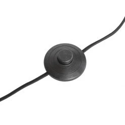 QAZQA Vloerlamp zwart met goud met smoke glas 5-lichts - Zuzanna -Stehlampen Verkaufsladen 3845 105506 10