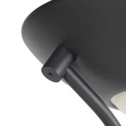 QAZQA Stehleuchte schwarz mit Leseleuchte inkl. LED und Dimmer - Diva 2 -Stehlampen Verkaufsladen 3851 91863 8