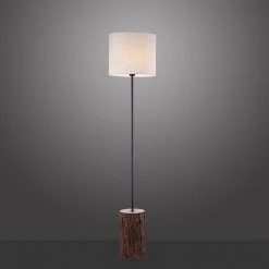 Paul Neuhaus Ländliche Stehlampe aus Holz mit weißem Schirm - Oriana -Stehlampen Verkaufsladen 3917 105289 6