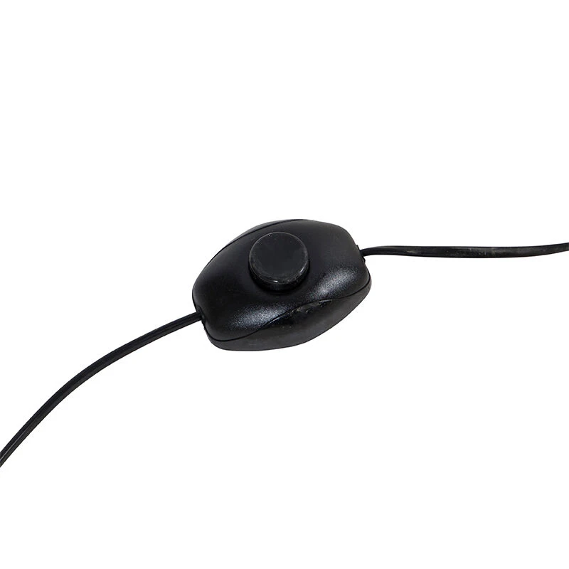 QAZQA Vintage Stehlampe Gold mit Faltenschirm weiß 45 cm - Botanica 13 QAZQA Vintage Stehlampe Gold mit Faltenschirm weiß 45 cm - Botanica – Bild 11