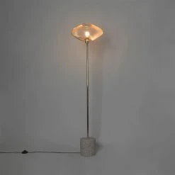 QAZQA Design Stehleuchte weiß mit Messing - Ella 30 QAZQA Design Stehleuchte weiß mit Messing - Ella -Stehlampen Verkaufsladen 3929 103456 13