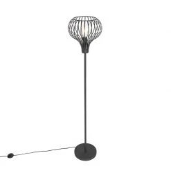 QAZQA Moderne Stehlampe schwarz - Sapphira -Stehlampen Verkaufsladen 3946 105122 10