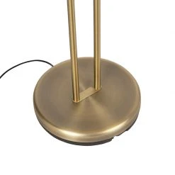 QAZQA Bronze Stehleuchte mit Leseleuchte inkl. LED und Dimmer - Diva 2 -Stehlampen Verkaufsladen 3963 91861 10