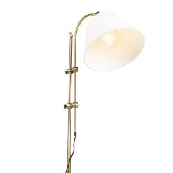 QAZQA Smarte klassische Stehleuchte Bronze mit Weiß inkl. Wifi A60 - Ashley 41 QAZQA Smarte klassische Stehleuchte Bronze mit Weiß inkl. Wifi A60 - Ashley -Stehlampen Verkaufsladen 4001 104721 16