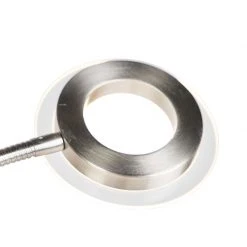 QAZQA Moderne Stehlampe Stahl und Glas inkl. LED mit Lesearm - Divine -Stehlampen Verkaufsladen 4055 99249 7