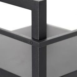 QAZQA Industrielle Stehlampe schwarz - Cage Rack -Stehlampen Verkaufsladen 4078 105762 4