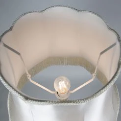 QAZQA Retro Stehleuchte Messing mit Granny Schirm creme 45 cm - Kaso -Stehlampen Verkaufsladen 4149 95307 3