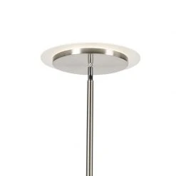 QAZQA Moderne vloerlamp staal incl. LED met leesarm - Chala 21 QAZQA Moderne vloerlamp staal incl. LED met leesarm - Chala -Stehlampen Verkaufsladen 4151 102612 4