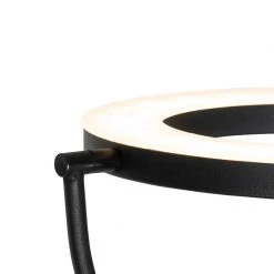 QAZQA Moderne Stehleuchte schwarz mit Lesearm inkl. LED und Dimmer - Divo -Stehlampen Verkaufsladen 4153 104098 5