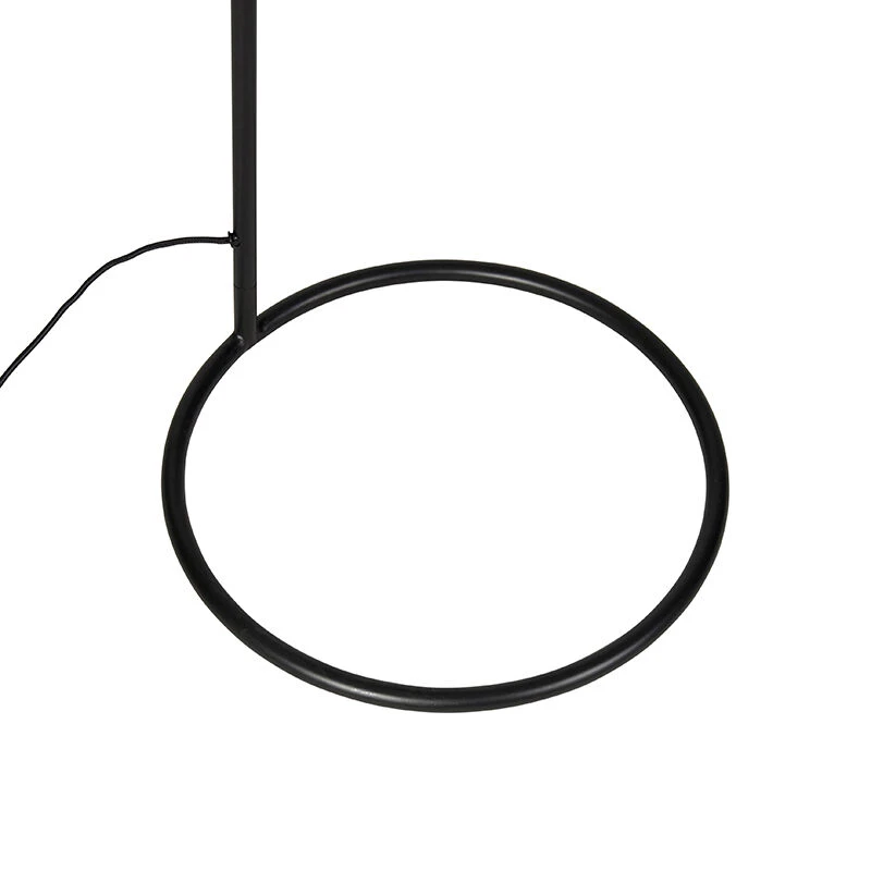 QAZQA Vintage vloerlamp zwart met messing - Kayleigh 14 QAZQA Vintage vloerlamp zwart met messing - Kayleigh – Bild 12