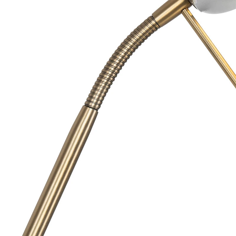 QAZQA Moderne Stehlampe Bronze mit Leselampe inkl. LED dunkel bis warm - Diva 10 QAZQA Moderne Stehlampe Bronze mit Leselampe inkl. LED dunkel bis warm - Diva – Bild 8