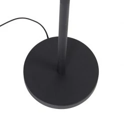 QAZQA Klassische Stehlampe schwarz mit Gold und Leselicht - Retro -Stehlampen Verkaufsladen 4198 103238 10