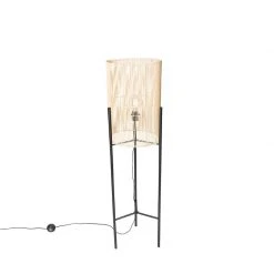 QAZQA Scandinavische vloerlamp bamboe - Natasja -Stehlampen Verkaufsladen 4198 105858 10