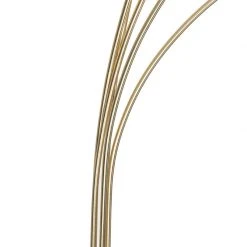 QAZQA Design Stehleuchte Messing mit Opalglas 5-flammig - Sixties Marmo -Stehlampen Verkaufsladen 4209 104443 8